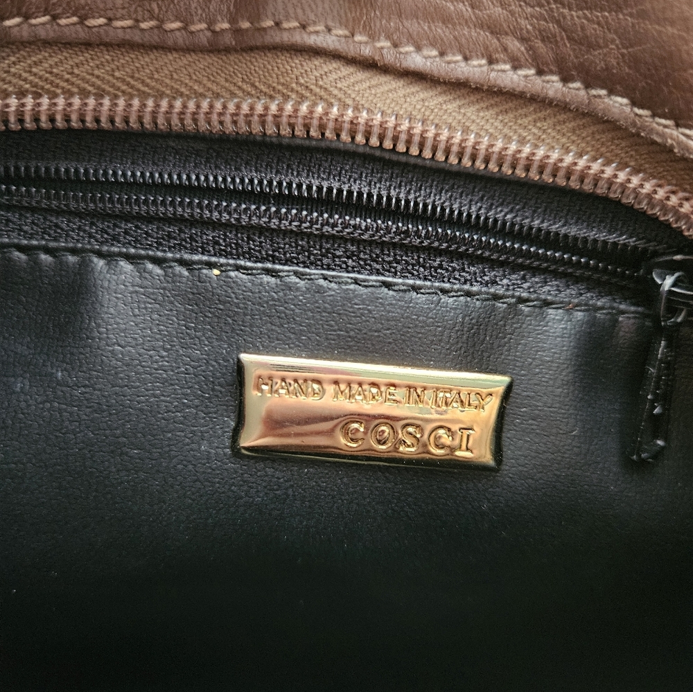 Vinatge Cosci Woven Leather Shoulder Bag, Handmade in Italy - Picture 5 of 10